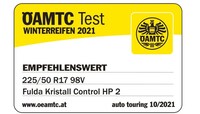 ÖAMTC Test 2021 Fulda Kristall Control HP 2